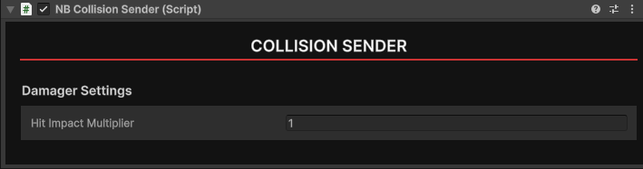 collision sender