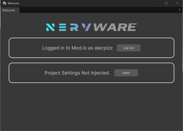 project settings