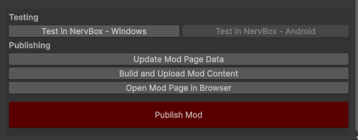 mod controls