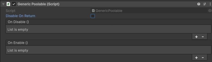 generic poolable