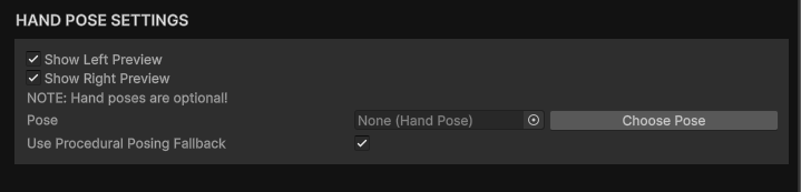 hand pose