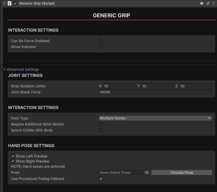 generic grip