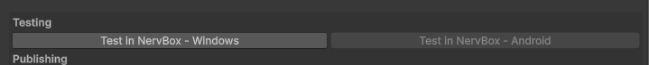 test button